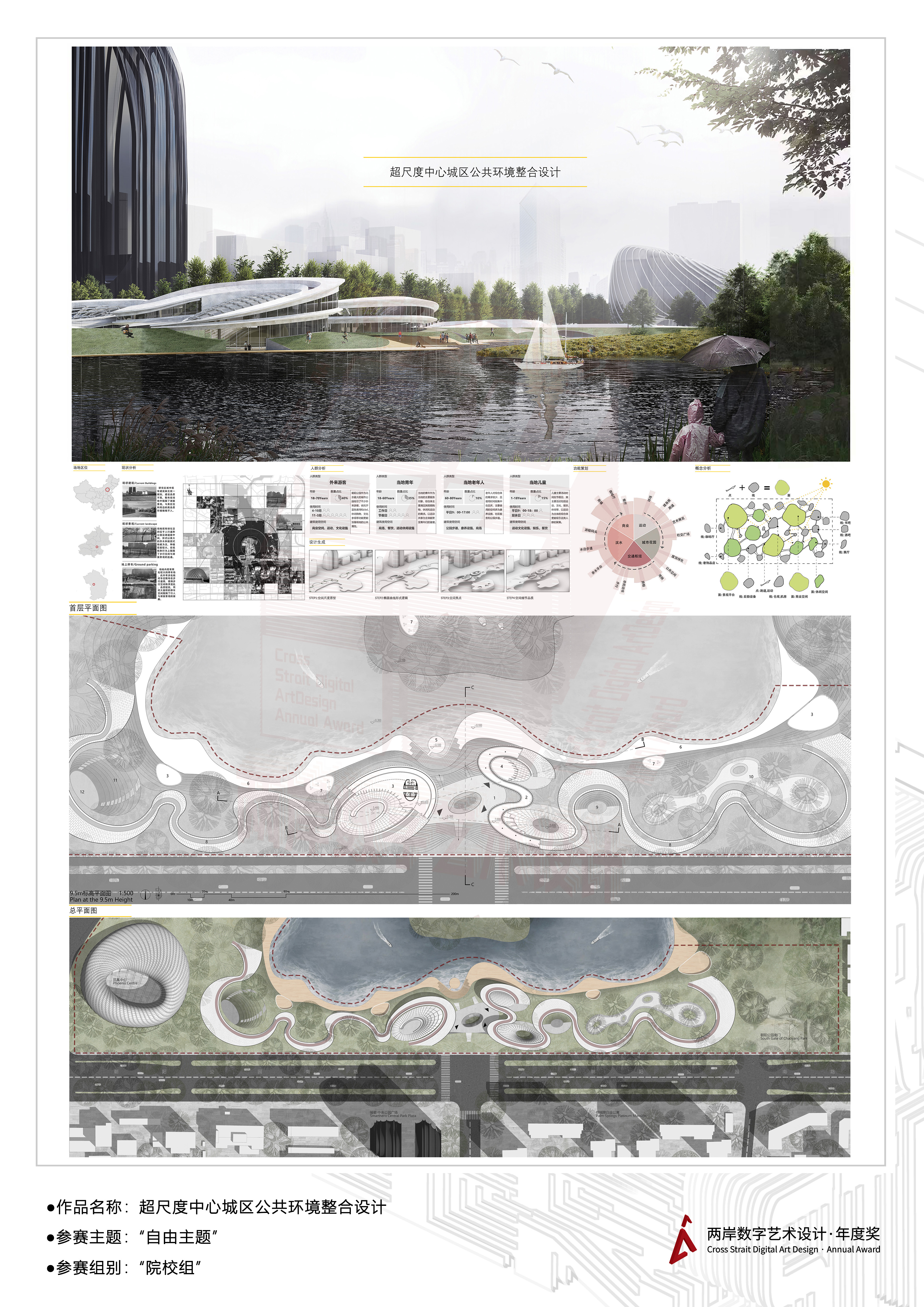 《超尺度中心城区公共环境整合设计》——2025两岸数字艺术设计·年度奖优秀作品展-两岸国际艺术设计·年度奖·两岸数字艺术设计大赛